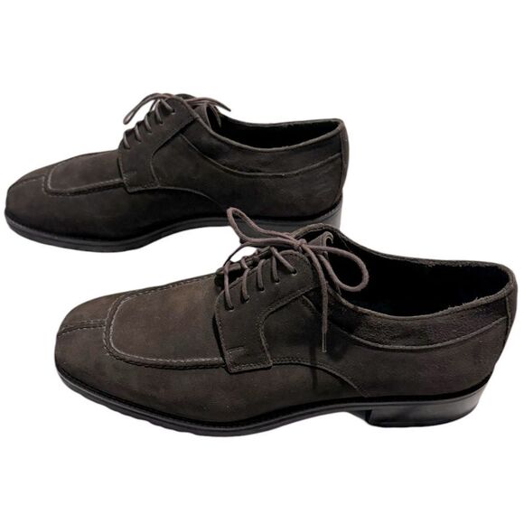 Cole Haan Suede NikeAir Sole Split-Toe Lace-up Oxford Sz 9 Perfect Condition - Picture 8 of 12